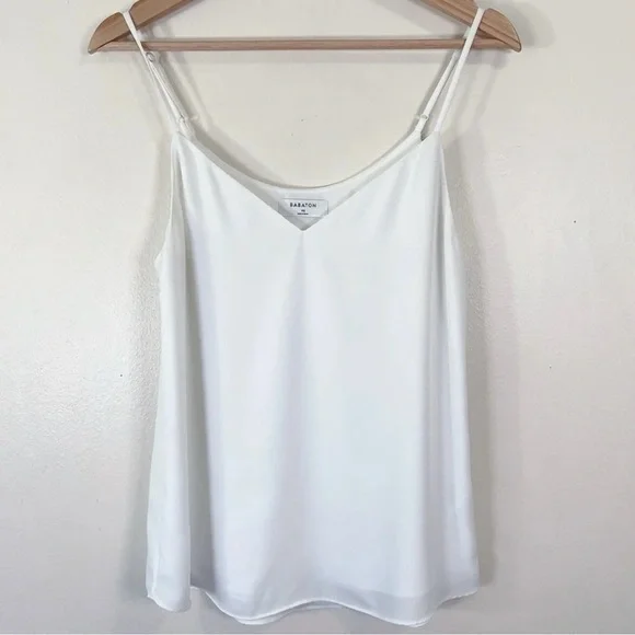 Aritzia Babaton white v-neck camisole tank, size XS - Picture 4 of 5